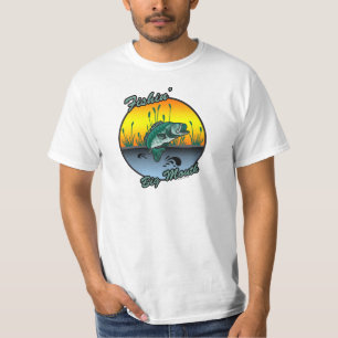 T-shirt Pêche Grosse Bouche Chemises de pêche