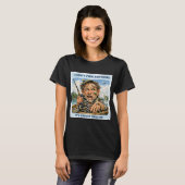 T-shirt Pêche infestée de mouches (Devant entier)
