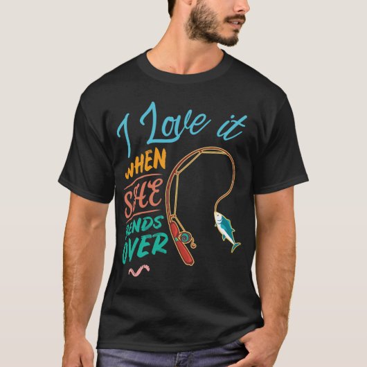 T-shirt Pêche joyeux Noël (Devant)