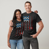T-shirt Pêche, Liberté et Nourriture Frit (Unisexe)