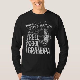 T-shirt Pêche Lover Reel Cool Grandpa Pêche Poisson Pour