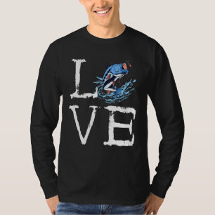 T-shirt Pêche meilleur pêcheur d'eau douce poisson d'eau s