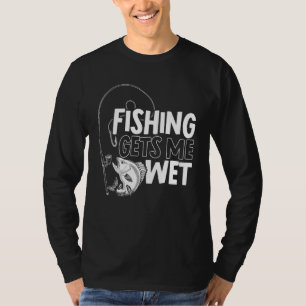 T-shirt Pêche Mens me donne pêche Fisher Wet