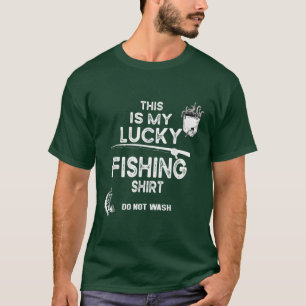 T-shirt Pêche Ne Lave Pas Drôle Chandails De Pêche Drôle P