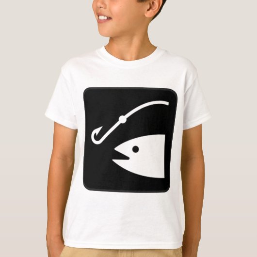 T-shirt pêche obtenir une bouchée (Devant)