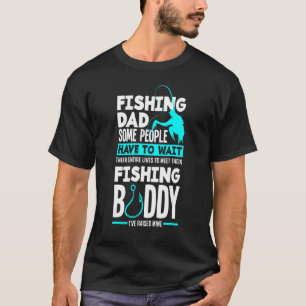 T-shirt Pêche Papa Pêche Buddy Père Fils Pêche