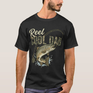 T-shirt Pêche Papa Truite Brune Super Papa Cadeau