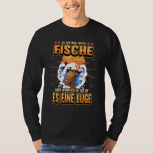 T-shirt Pêche Pêche Pêche Rod Pêche Dit