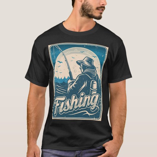 T-shirt Pêche - Pêcheur (Devant)