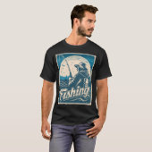 T-shirt Pêche - Pêcheur (Devant entier)