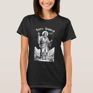 T-shirt Pêche Pêcheur Saint Patron André Poisson Drôle C