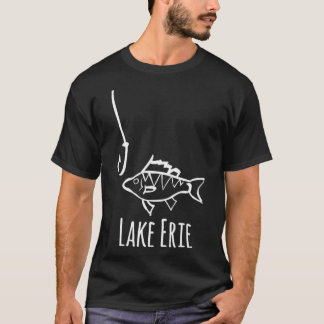 T-shirt Pêche Perche à l'épervier Pennysylvania Lac Érié T
