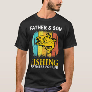 T-shirt Pêche père-fils, partenaires pour la vie Fête des