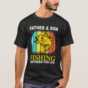 T-shirt Pêche père fils partenaires pour la vie Fête des p