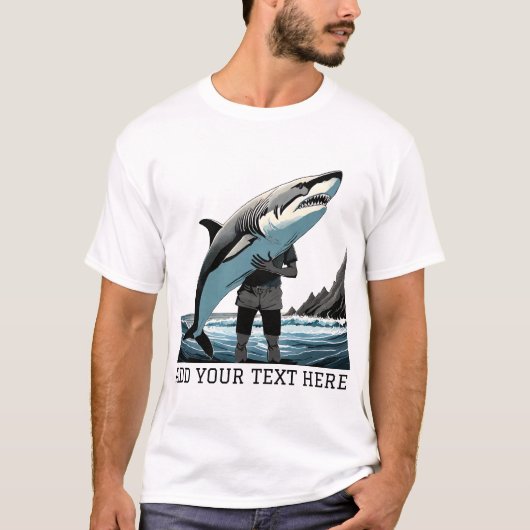 T-shirt pêche personnalisé (Devant)
