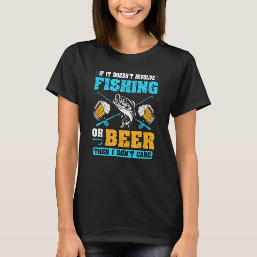 T-shirt Pêche Poisson bière (Devant)