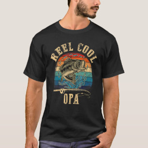 T-shirt Pêche pour homme Super Papi Pêcheur Fête des Pères