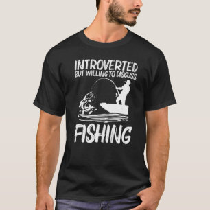T-shirt Pêche Pour Hommes Femmes Pêcheuse Bait Bateau Voya