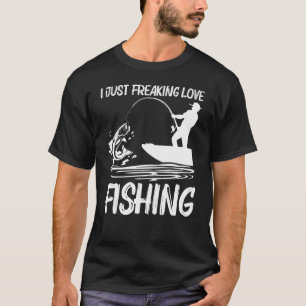 T-shirt Pêche Pour Hommes Femmes Pêcheuse Bait Bateau Voya