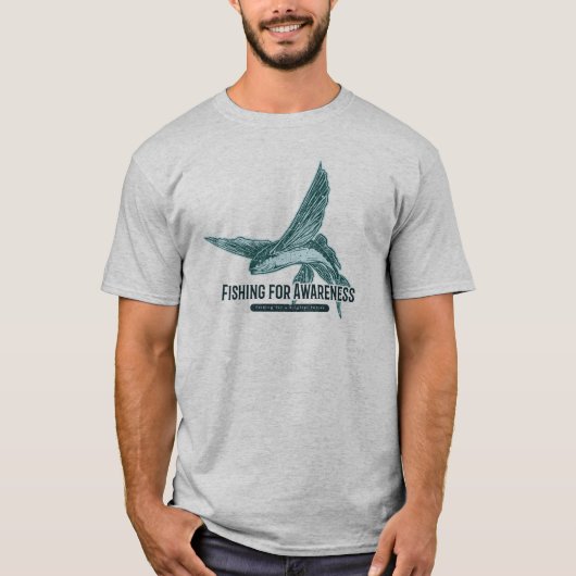 T-shirt Pêche Pour Sensibilisation Pêche Pour. Un avenir m (Devant)