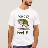 T-shirt Pêche "Reel It, Feed It" (Devant)