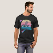 T-shirt Pêche Rétro Attrapez le filet (Devant entier)