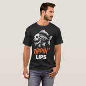 T-shirt Pêche Rippin' Lips Os de Poisson (Devant entier)