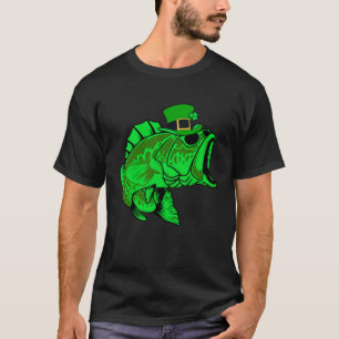 T-shirt Pêche Saint Patrick irlandais Chanceux Pêche Pour