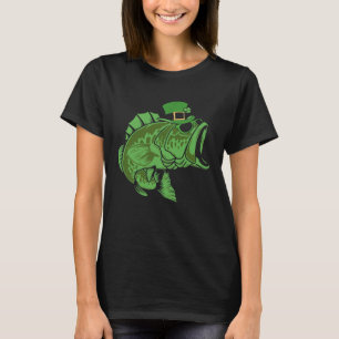 T-shirt Pêche Saint Patrick irlandais Chanceux Pêche Pour
