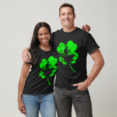 T-shirt Pêche Saint Patrick jour shamrock Pêche (Unisexe)