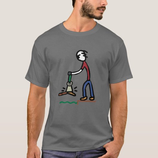 T-shirt Pêche sur aimant (Devant)