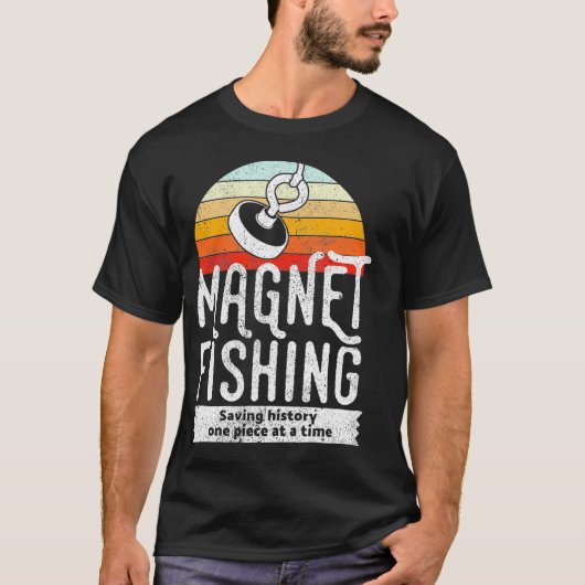 T-shirt Pêche sur aimant (Devant)