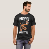 T-shirt Pêche sur glace dicton drôle (Devant entier)