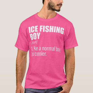 T-shirt Pêche sur glace Garçon Noun Définition Pêcheur sur
