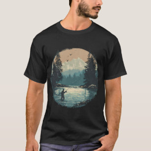 T-shirt Pêche sur glace rétro Pêche sur glace vintage