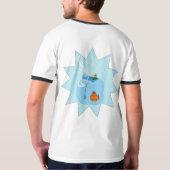 T-shirt Pêche sur le gros - Customisé (Dos entier)