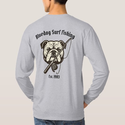 T-shirt PÊCHE SURF BLUEDOG (Dos)