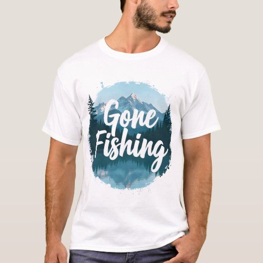 T-shirt Pêche terminée (Devant)