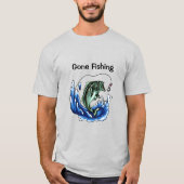 T-shirt Pêche terminée (Devant)