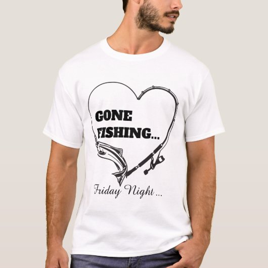 T-shirt Pêche terminée | Citation Drôle Dating Homme's (Devant)
