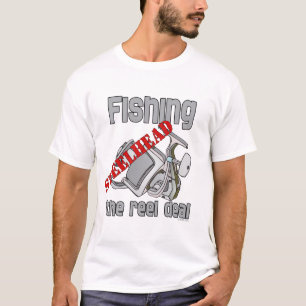 T-shirt Pêche Tête d'acier L'opération de bobine