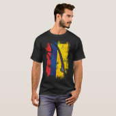 T-shirt Pêche Vintage Colombie (Devant entier)