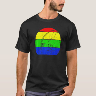 T-shirt Pêche Vintage Pêche Cool Pêcheur Extérieur Spo