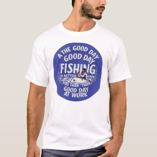 T-shirt Pêche vs Travail