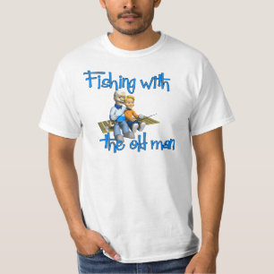 T-shirt Pêcher avec le vieil homme