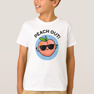 T-shirt Pêcher Drôle Fruit Pun