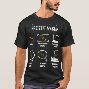 T-shirt Pêcher Les Choses Que Je Fais Pendant Mon Temps Li