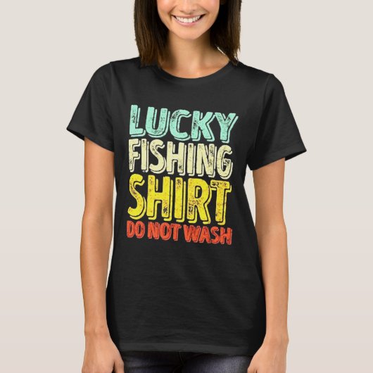 T-shirt Pêcher sans laver (Devant)