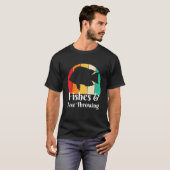 T-shirt Pêches Et Lancer De Hache (Devant entier)