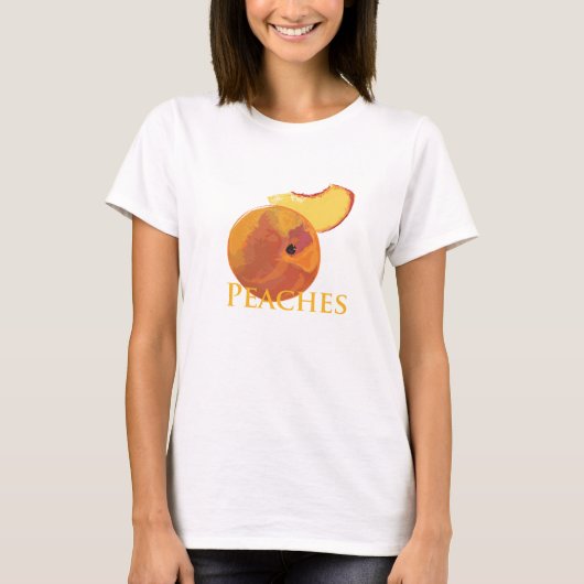 T-shirt Pêches veloutées (Devant)